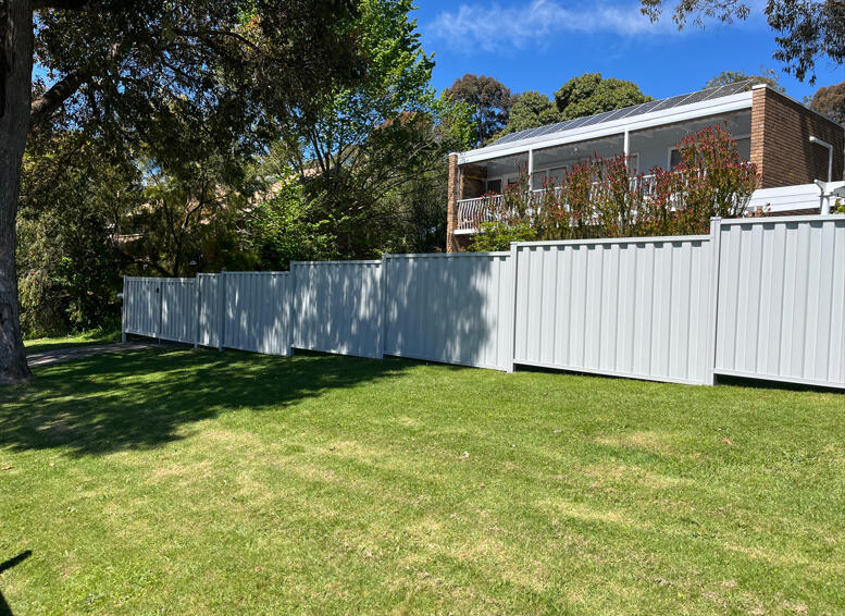 Monument Colorbond boundary fence installed at 2.1m high for added privacy. Monument Colorbond boundary fencing completed for increased backyard privacy in Cranbourne North, with the customer later requesting fencing work at two additional properties.